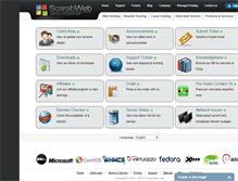 Tablet Screenshot of clients.scarabweb.com